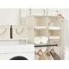 StorageWorks Hanging Closet Organizer with Garment Rod, 4 Section Closet