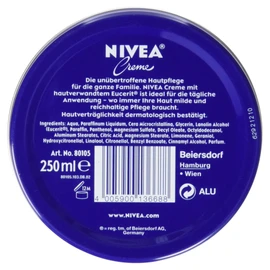 NIVEA Cream 250ml Tin Full Body Skin Care