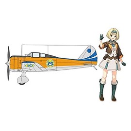 Hasegawa SP430 Wilderness Kotobuki Squadron Take-Off Girls Type 97 Fighter Airplane Gaden Shokai Specifications w/Acrylic Stand Figure, 1/48 Scale Plastic Model