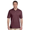Jerzees mens 5.6 oz. 50/50 Jersey Polo with SpotShield(437)-MAROON-4XL