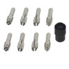 Luo ke 9Pcs Quickly Changed Rotary Collet Set Clamping Nut
