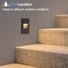 kadision Vertical LED Step Light 120V, 3000K/4000K/5000K Adjustable, 3.5W 175lm