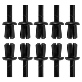 cyclingcolors 10x Plastic Car Mounting Clips Universal Bumper Trim Plastic Clips Expansion Rivets Body Mounting Kit Diameter 7 mm x 2.5 mm - 9 mm