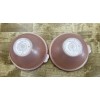 Tupperware Set of 2-Wonderlier Bowls Pearl Pink with Matching Seals-2