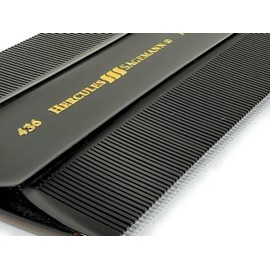 Hercules Sägemann 436 Care Comb Dust Comb Natural Rubber Scab Comb with Very Fine Teeth on 2 Sides Comb Approx. 9 cm (436)