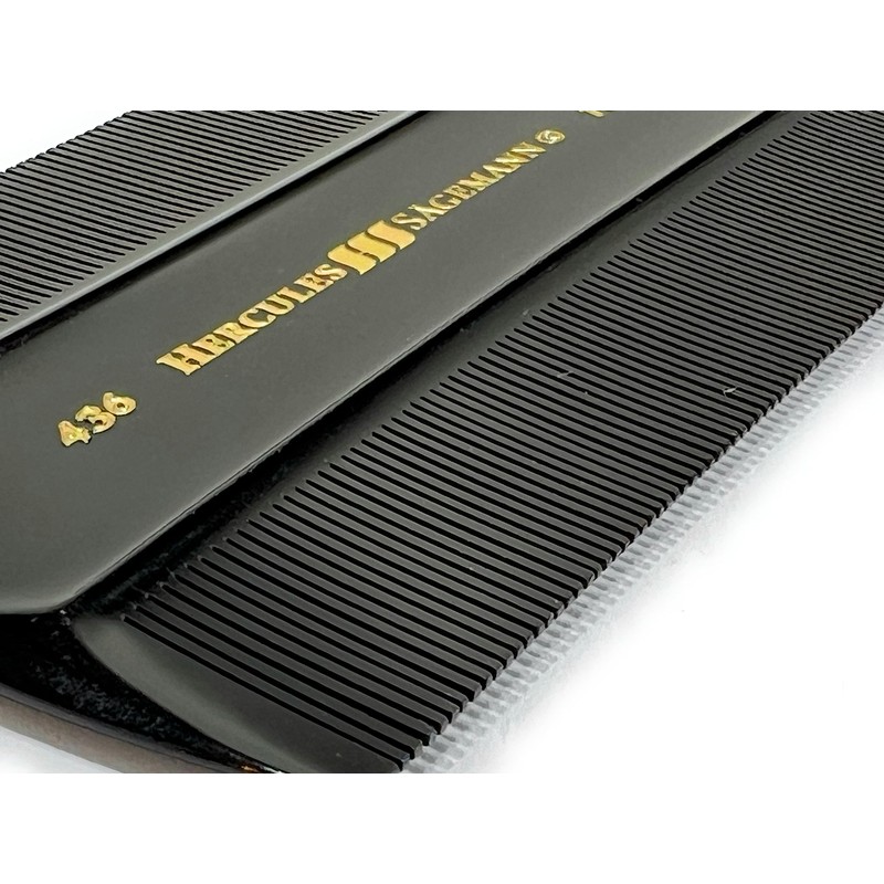 Hercules Sägemann 436 Care Comb Dust Comb Natural Rubber Scab