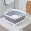 Collapsible Dish Pans for Washing Dishes 9L Portable Wash Dish
