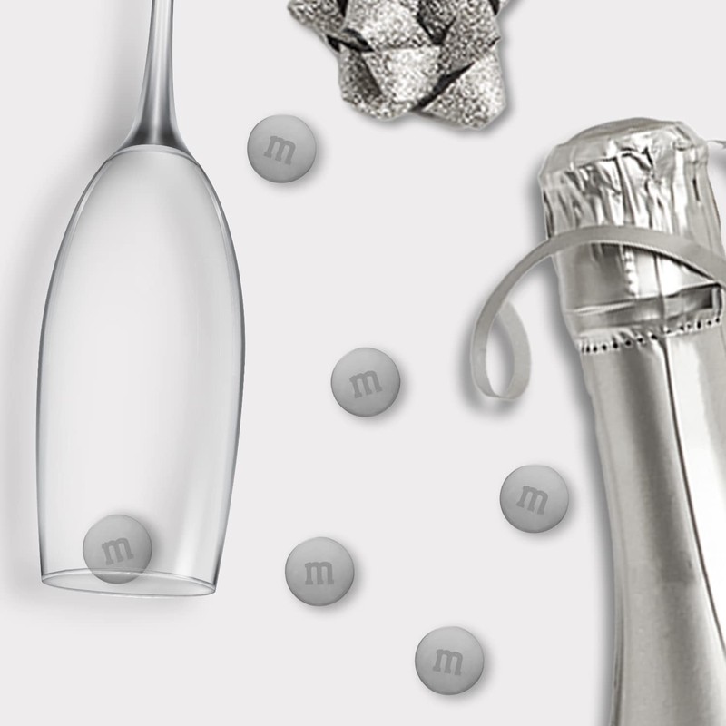 M&M’S Platinum Milk Chocolate Candy, 2lbs of M&M'S in Resealable