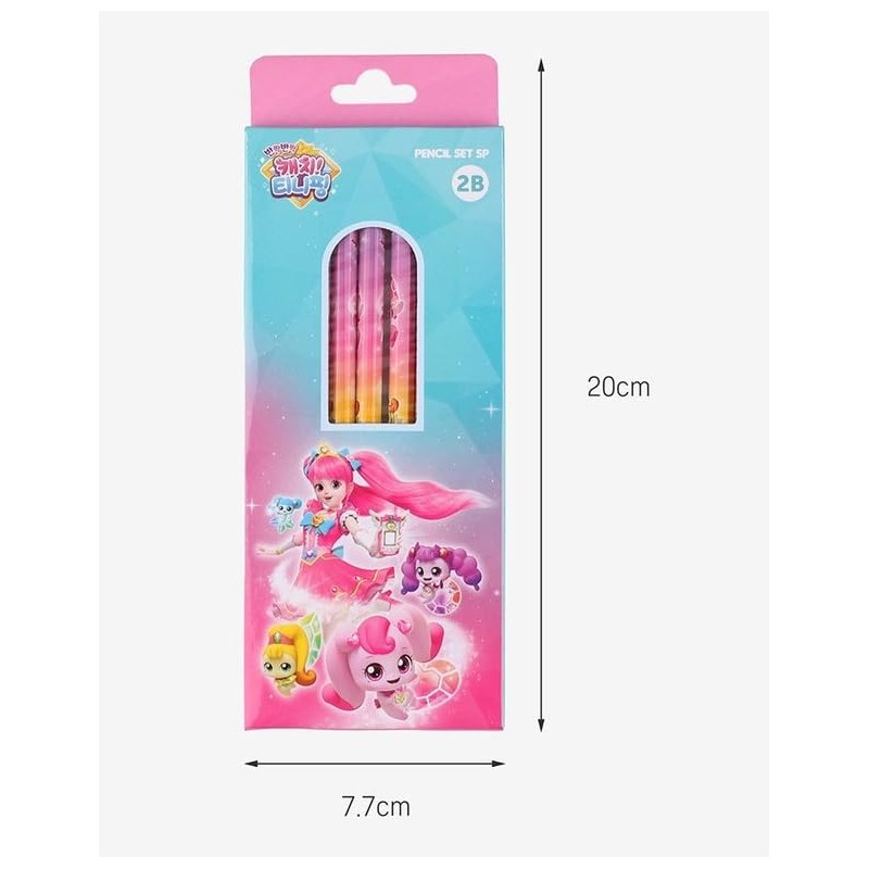 MSGlobal (2 Pack, Random Package) Catch Teenieping Pencils, 2B Hexagonal