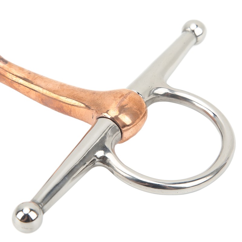 Horse Full Cheek Snaffle Stainless Steel Ring Snaffle Bit for
