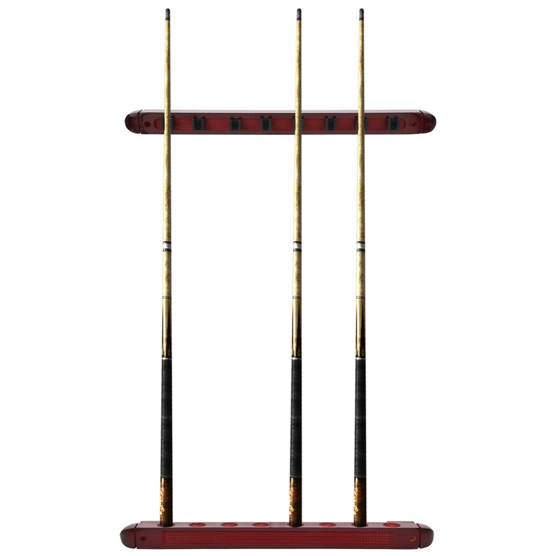 Wall Mounted Snooker Billiards Cues Rack Pool Cues Stick Pole