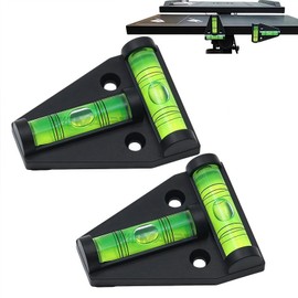 2PCS T Type Spirit Level,Bubble Leveling Device,Bubble Leveling Device Small Cross Check Spirit,Mini Spirit Level,Motorhome Gadgets Levellers,Caravan Leveller Device,Mini Level,Caravan Essentials
