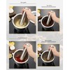 HomDSim Mortar and Pestle Set 5 Inch Large Capacity Stainless