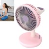 Desk Fan 3 Speed USB Charging Simple 1200mAh Quiet Portable