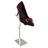 VIDAYA Silver Display Stand, Stainless Steel Shoe Risers Countertop Adjustable