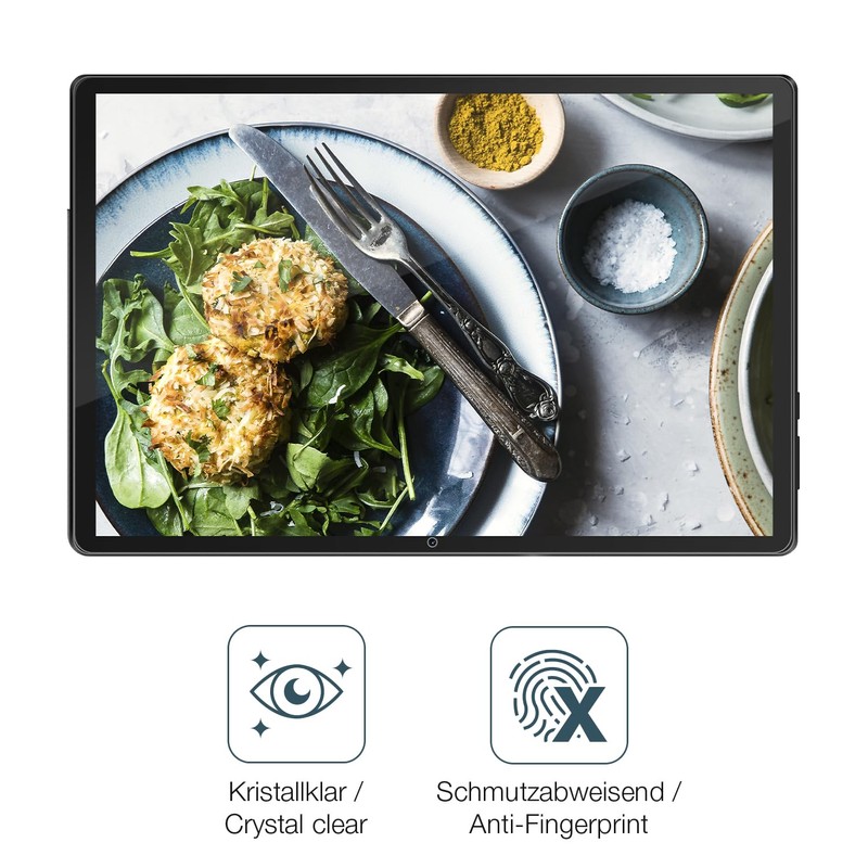 dipos I 2x Schutzfolie klar passend für HEASUR Y121-EAA 10