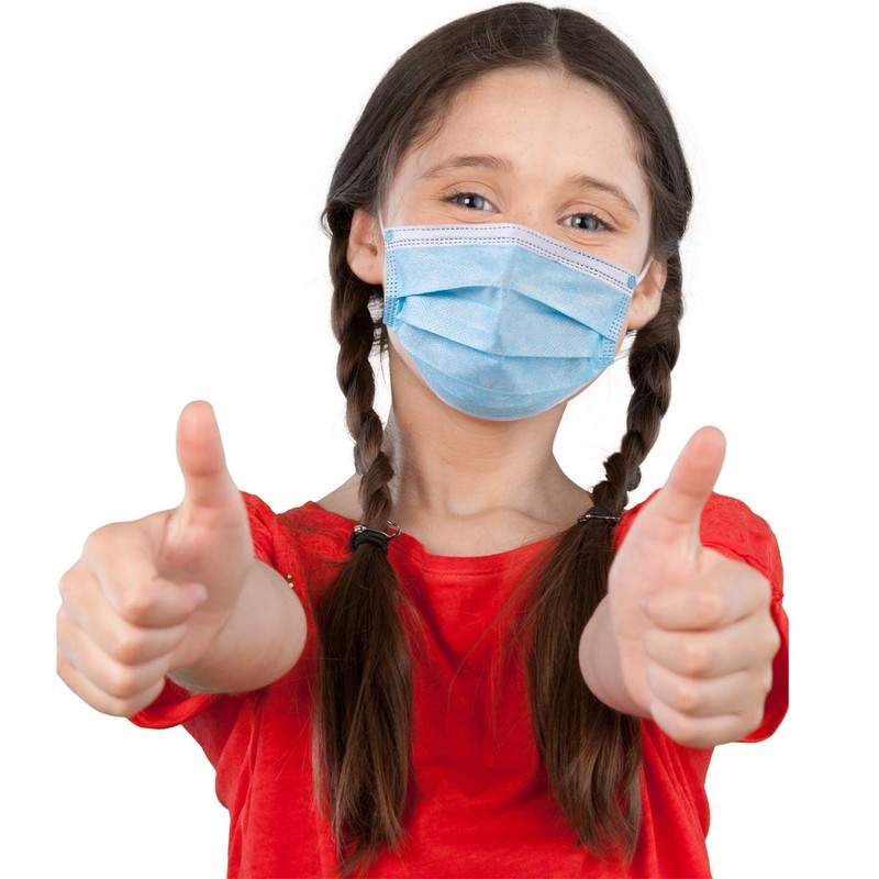 eZthings Children's Disposable Face Mask for Personal Protective Safety (50