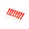 Partuto 8pcs Car Tyre Valve Stem Core Remover Wrench Tire