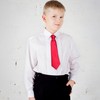 VNIDJGB Red Tie Kids,28 cm Kids Red Tie for Boy,Adjustable
