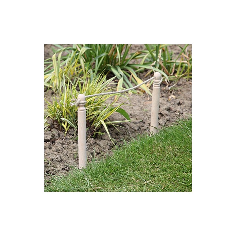La Cordeline CJN24 Gartenschnur aus naturfarbenen Leinen 10 m mit
