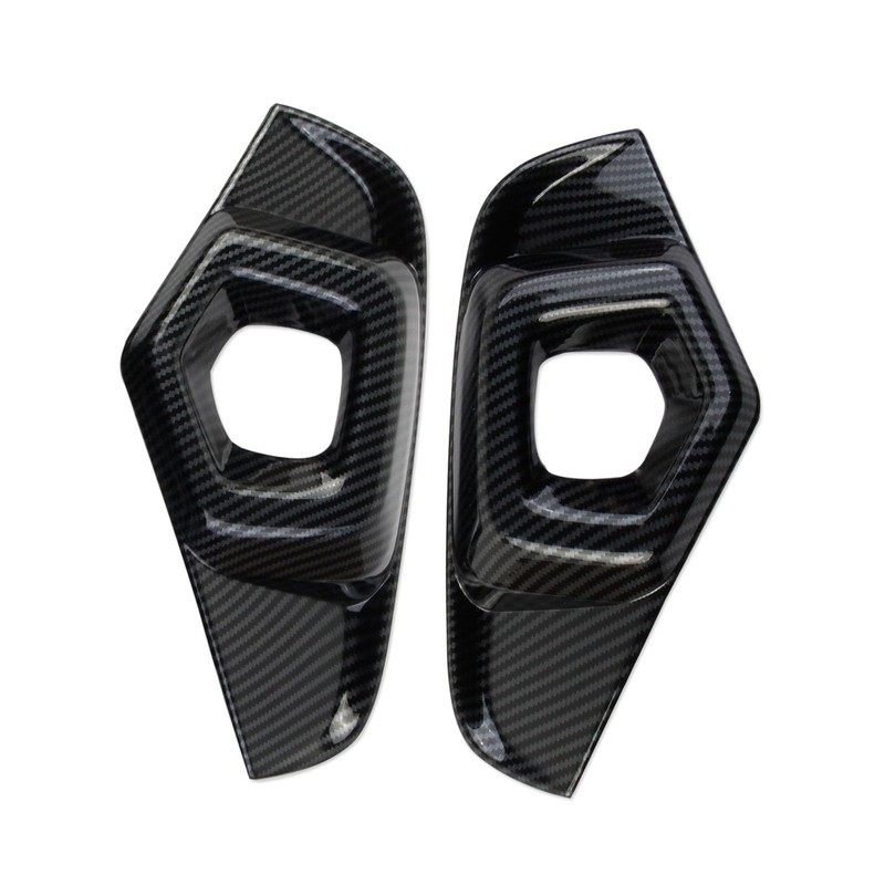 Fewshaw Carbon Fiber Style Front Fog Light Lamp Cover Molding