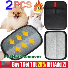 Unbranded Pet Hair Remover, Electrostatic Pet Hair Removal Gloves, Reusable Cat & Dog Hair