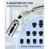 [New Upgrade] iVIGA Pull Down Faucet Sprayer Head Replacement, Stainless