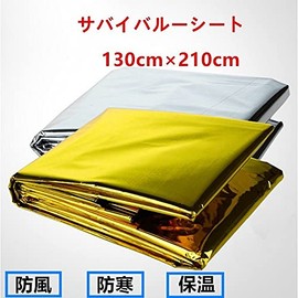 Survival Sheet, Aluminum Blanket, Rescue Sheet, Cold Protection, Windproof, Thermal Sheet, Disaster Preparedness Supplies, Silver, 10PCS