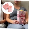 iplusmile 25pcs Striped Popcorn Boxes Paper Snack Treat Containers for