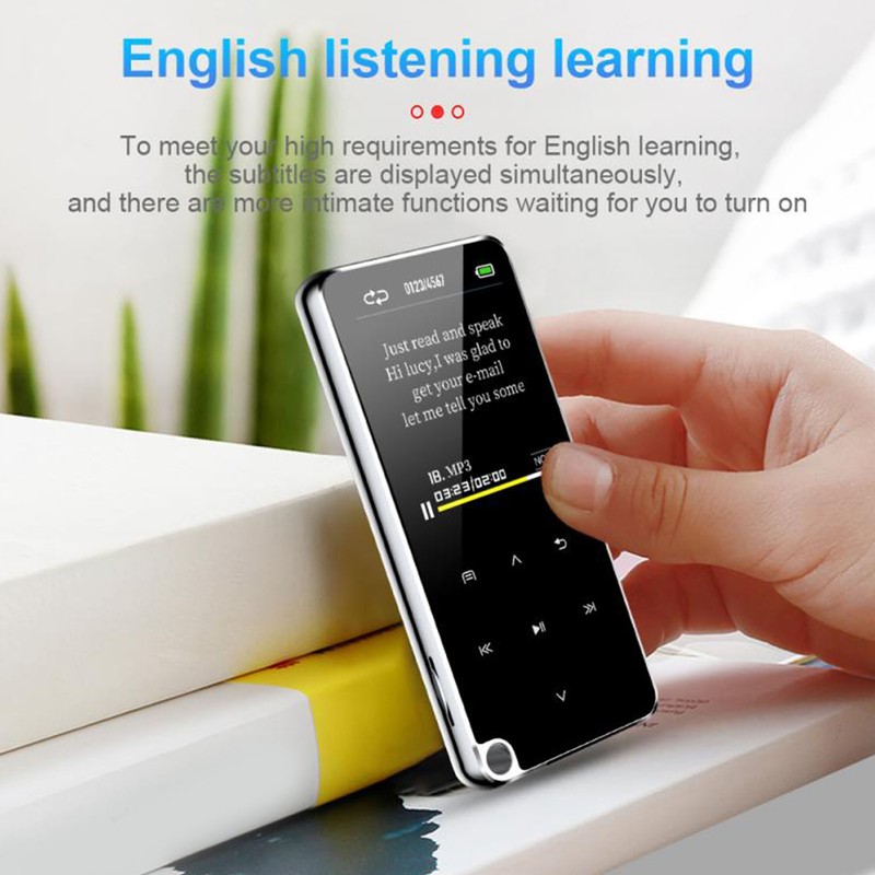 MP3 Player Bluetooth 5.2 Built in HD Speaker HiFi Sound