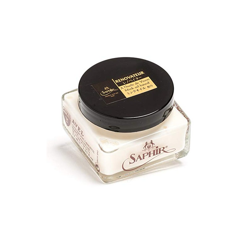 [サフィールノワール] ミンクオイルクリーム 靴磨き バッグ ライダースジャケット 手入れ 保湿 栄養 乾燥 9551783002