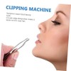 2pcs Round Nasal Hair Trimmer Tool Set Safe Painless Nose