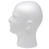 Male Styrofoam Foam Mannequin Head 11" (8 count)