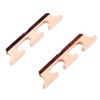 Alnicov 2pcs 5-String Rose Wood Banjo Leader Bridge Saddle with