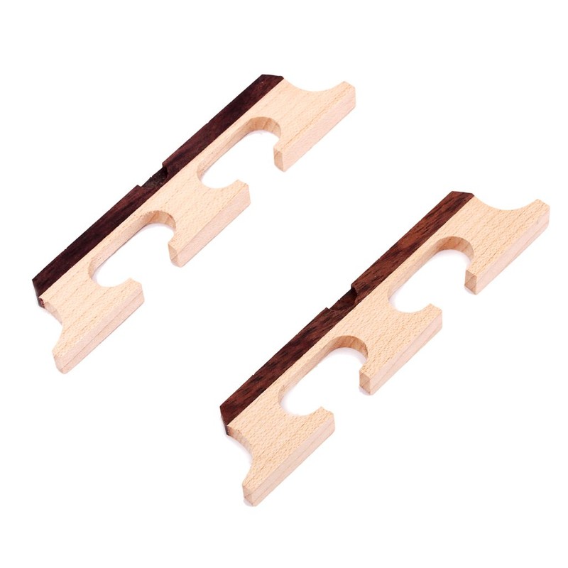 Alnicov 2pcs 5-String Rose Wood Banjo Leader Bridge Saddle with