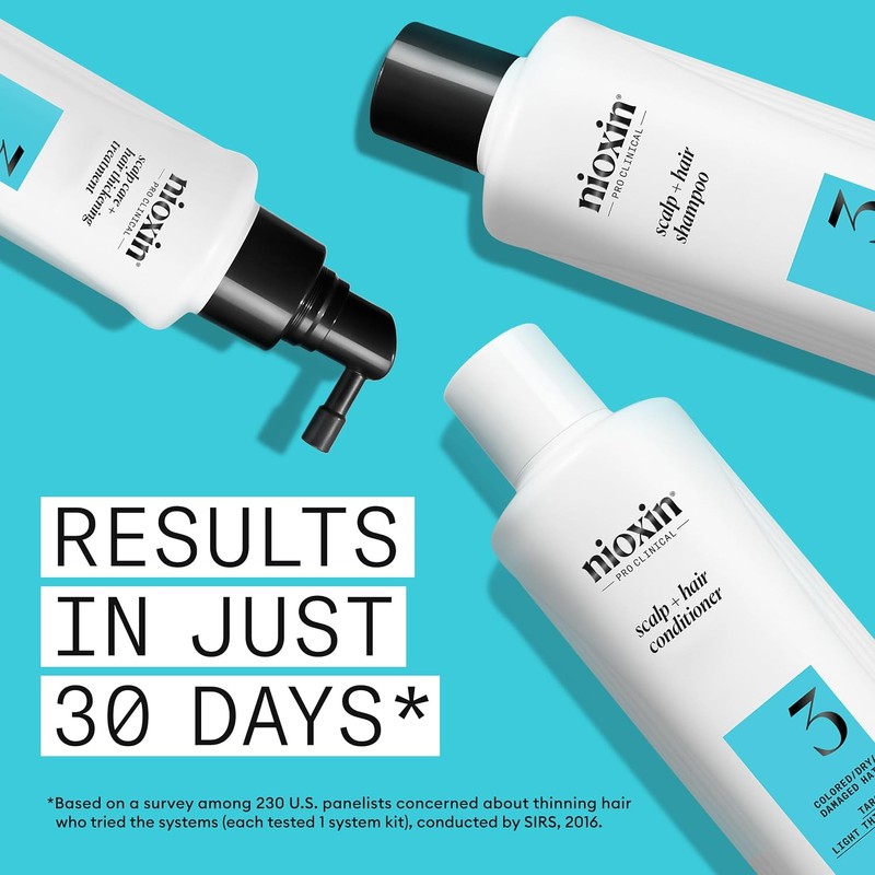 Nioxin Hair System Care Trial Kit, System 3 (Color Treated