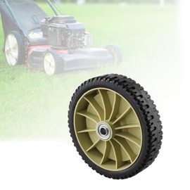 Lawn Mower Wheels, 7.75" Diameter Plastic Lawn Mower Replacement Wheels for Push Mower Replacement Parts Accessories for Lawn Mower Wheels