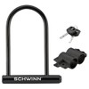 Schwinn Bike U-Lock with Keys, 12 mm x 7.5 inches,