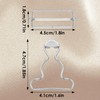 2Pairs Overall Buckles Replacement, Metal No Sew-Overall Clasp Replacement, Adjustable