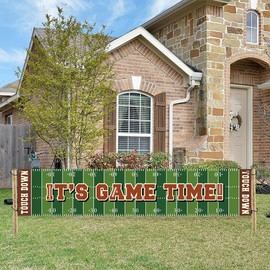 Lofaris Outdoor Kids Party Banner - 2.5x 0.45m Football-Themed Birthday Decorations for Boys, Perfect for Game Day Parties, Baby Showers & Sports Events