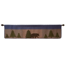 Carstens, Inc Bear & Basket Patchwork Valance