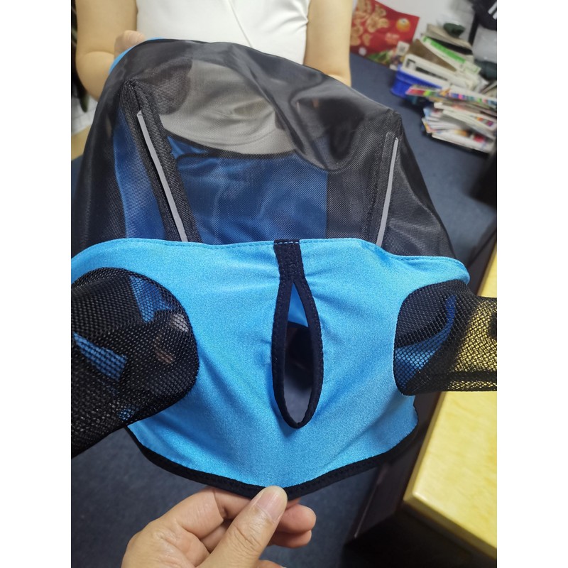 Ankaier Horse Fly Mask – Stretch UV-Protective Full-Face Mesh with