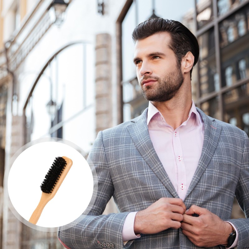 Slick Back Hair Brush for Smoothing Ponytail, Edge Control -
