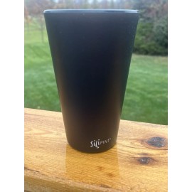 Silipint NEW Orvis Silipint Drinking Cup 16 Oz black trout silicone drinkware 2LHJ0600