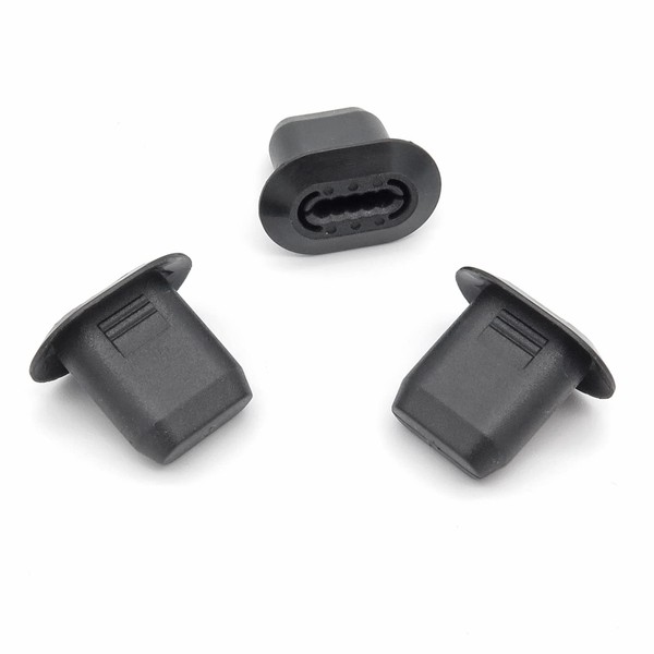 VVO Fasteners- Black Plastic Front Bumper & Trim Fastener Clips