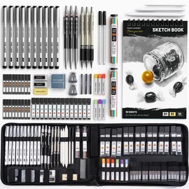 Four Candies 73PCS Advanced Drawing Kit with Professional Art Supplies