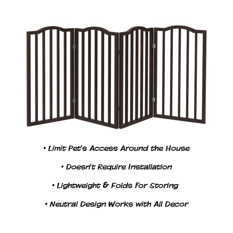 PETMAKER 80-62875-BT4 Wooden Pet Gate