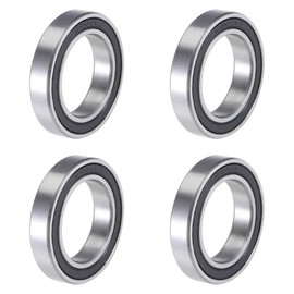 sourcing map Pack of 4 6906-2RS Deep Groove Ball Bearings 30 mm x 47 mm x 9 mm Double Sealed Chrome Steel P6 (ABEC3)