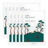 Round Wrap Pine Calming Cica Mask, 1 pack, 10 pieces / 라운드랩 소나무 진정 시카 마스크, 1개입, 10개