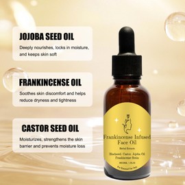Frankincense Oil, Organic Frankincense Oil for Skin 30 ml, Frankincense Oil for Face Moisturising, Wrinkle Reducing, for Smooth Skin